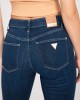 Mid-Rise Sexy Bootleg Cut Denim Jeans In Dark Wash Mid-Rise Sexy Bootleg Cut Denim Jeans In Dark Wash