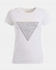 Eco White Crystal Logo T-Shirt Eco White Crystal Logo T-Shirt