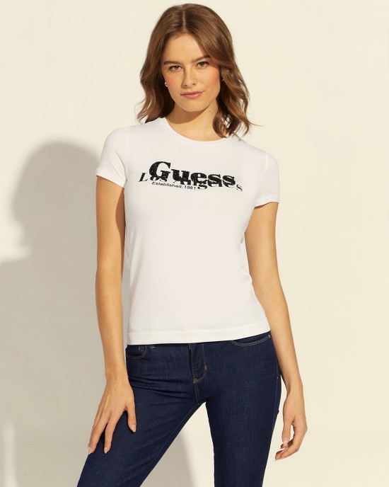 Eco White Astrelle Logo T-Shirt Eco White Astrelle Logo T-Shirt