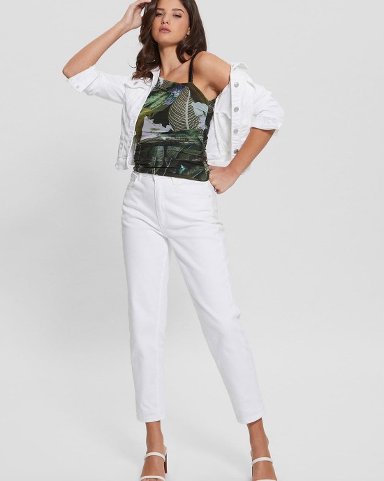 Eco Moonlit Tropic Garden Dinah Top Eco Moonlit Tropic Garden Dinah Top