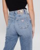 Eco High-Rise Melrose Wide Leg Denim Jeans In Target Blue Wash Eco High-Rise Melrose Wide Leg Denim Jeans In Target Blue Wash