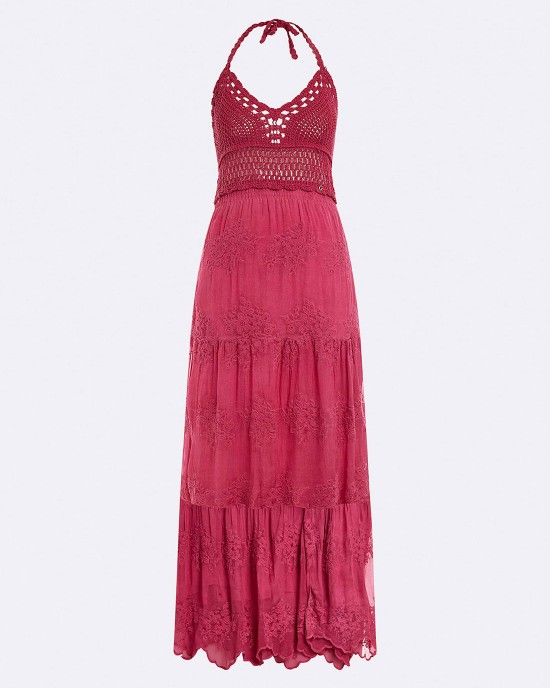 Purple Dragonfruit Vanda Maxi Dress Purple Dragonfruit Vanda Maxi Dress