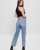 Eco High-Rise Melrose Wide Leg Denim Jeans In Target Blue Wash Eco High-Rise Melrose Wide Leg Denim Jeans In Target Blue Wash