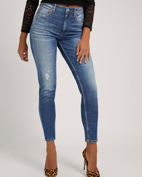 High-Rise Tapered Mom Denim Jeans In Vintage Mid Wash High-Rise Tapered Mom Denim Jeans In Vintage Mid Wash