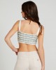 Light Blue Amy Tweed Knit Top Light Blue Amy Tweed Knit Top