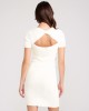 White Anne Sweater Mini Dress White Anne Sweater Mini Dress