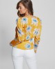 Golden Bloom Print Lorenza Top Golden Bloom Print Lorenza Top
