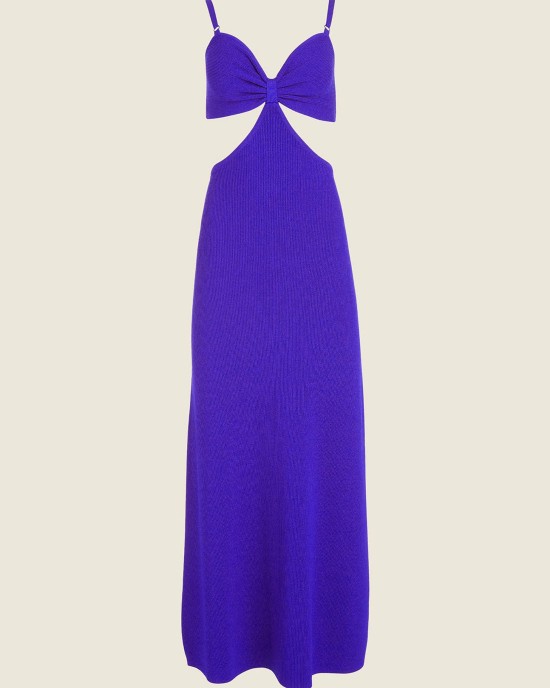 Marciano Blue Cora Cut-Out Maxi Dress Marciano Blue Cora Cut-Out Maxi Dress
