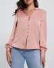 Eco Blush Rita Satin Shirt Eco Blush Rita Satin Shirt