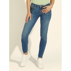 Mid-Rise Skinny Curve Denim Jeans in Carry Mid Wash