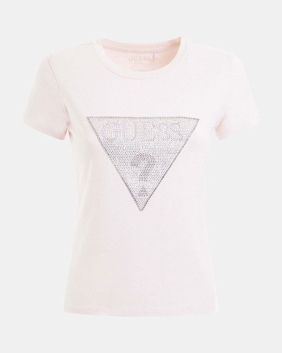 Eco Pink Crystal Logo T-Shirt Eco Pink Crystal Logo T-Shirt