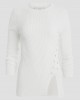 White Irmine Knit Top White Irmine Knit Top
