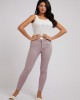 Mid-Rise Curvy Fit Skinny Denim Jeans In Rose Taupe Mid-Rise Curvy Fit Skinny Denim Jeans In Rose Taupe