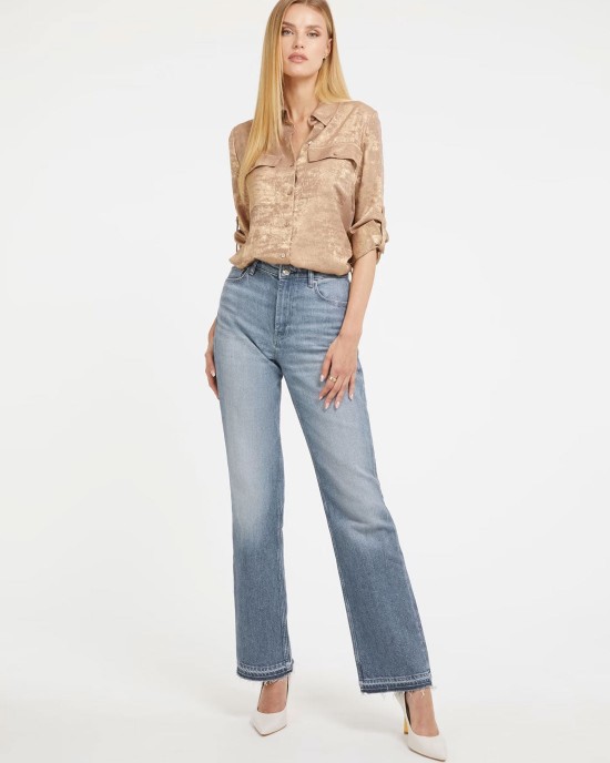 Gold Metallic Annamaria Top Gold Metallic Annamaria Top
