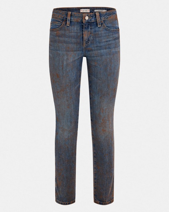 Low-Rise Power Skinny Denim Jeans In Hot Springs Wash Low-Rise Power Skinny Denim Jeans In Hot Springs Wash