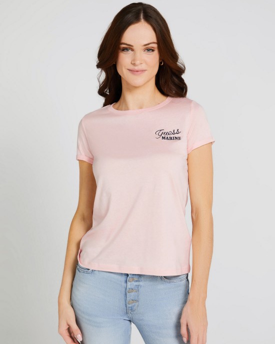 Eco Calm Pink Marine Logo T-Shirt
