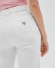 Guess Originals High-Rise Straight Leg Mom Denim Jeans In Ecru Wash Guess Originals High-Rise Straight Leg Mom Denim Jeans In Ecru Wash
