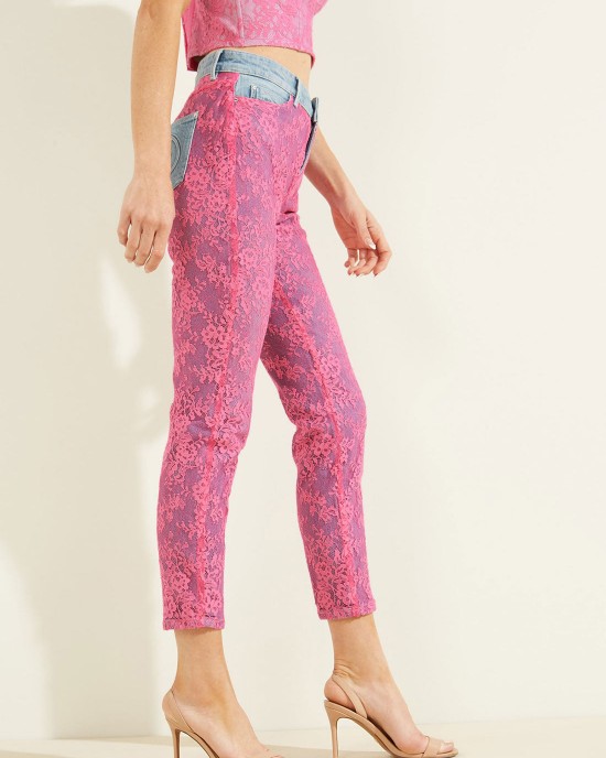High-Rise 1981 Skinny Denim Jeans In Uxia Lace Wash High-Rise 1981 Skinny Denim Jeans In Uxia Lace Wash