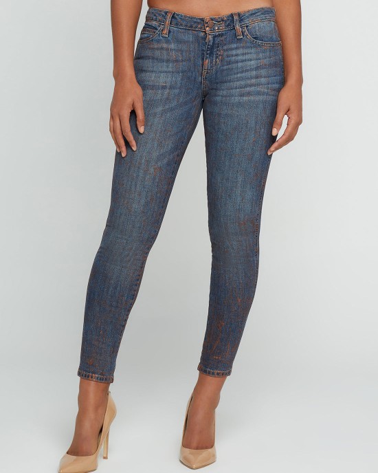 Low-Rise Power Skinny Denim Jeans In Hot Springs Wash Low-Rise Power Skinny Denim Jeans In Hot Springs Wash