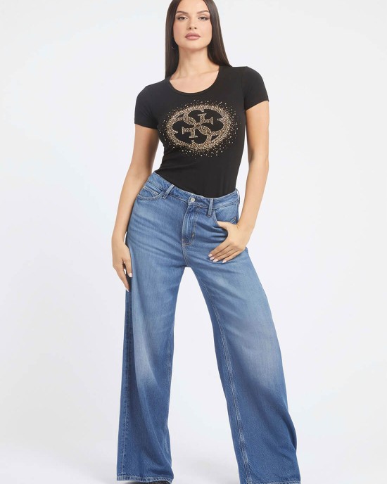 Eco Black Quattro G Logo T-Shirt
