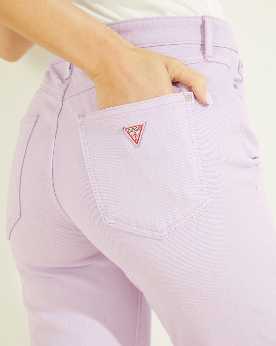 High-Rise 1981 Ankle Straight Leg Denim Jeans in Lavender Haze Wash High-Rise 1981 Ankle Straight Leg Denim Jeans in Lavender Haze Wash