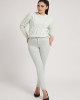 High-Rise 1981 Satin Skinny Denim Jeans In Light Khaki High-Rise 1981 Satin Skinny Denim Jeans In Light Khaki