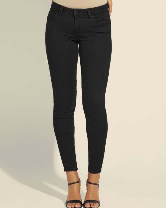 High-Rise 1981 Skinny Leg Denim Jeans In Carrie Black Wash High-Rise 1981 Skinny Leg Denim Jeans In Carrie Black Wash