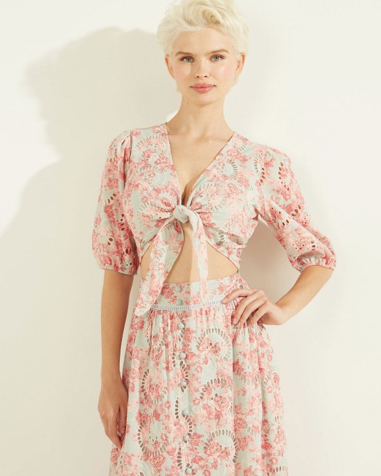 Pink Multi Silvia Top Pink Multi Silvia Top