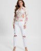 White Floral Tessa Long Sleeve Top White Floral Tessa Long Sleeve Top