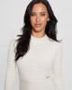 White Melodie Long Sleeve Knit Top