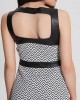 White Black Logo Adele Mini Dress White Black Logo Adele Mini Dress