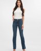 High-Rise Sexy Flared Denim Jeans In Blue Fog Wash