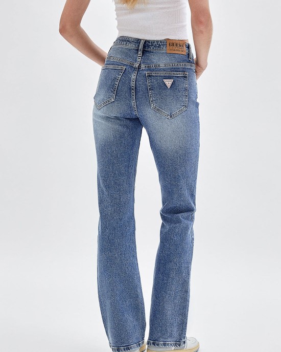 Guess Originals High-Rise Bootcut Denim Jeans In Pluto Wash Guess Originals High-Rise Bootcut Denim Jeans In Pluto Wash