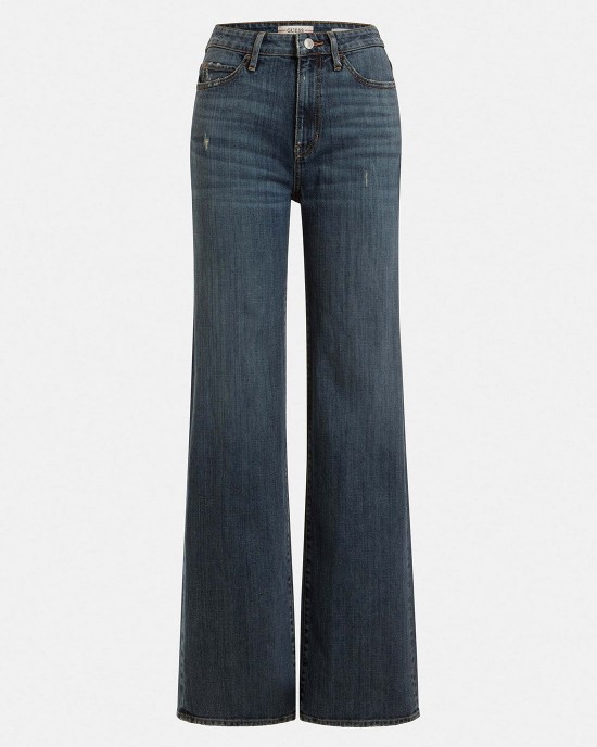 Eco High-Rise 90s Boyfriend Denim Jeans In Waterton Blue Wash Eco High-Rise 90s Boyfriend Denim Jeans In Waterton Blue Wash