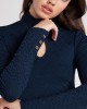 Navy Blue Clio Long Sleeve Top
