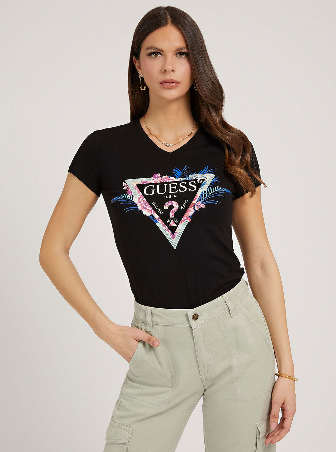 Eco Black Kathe Logo T-Shirt
