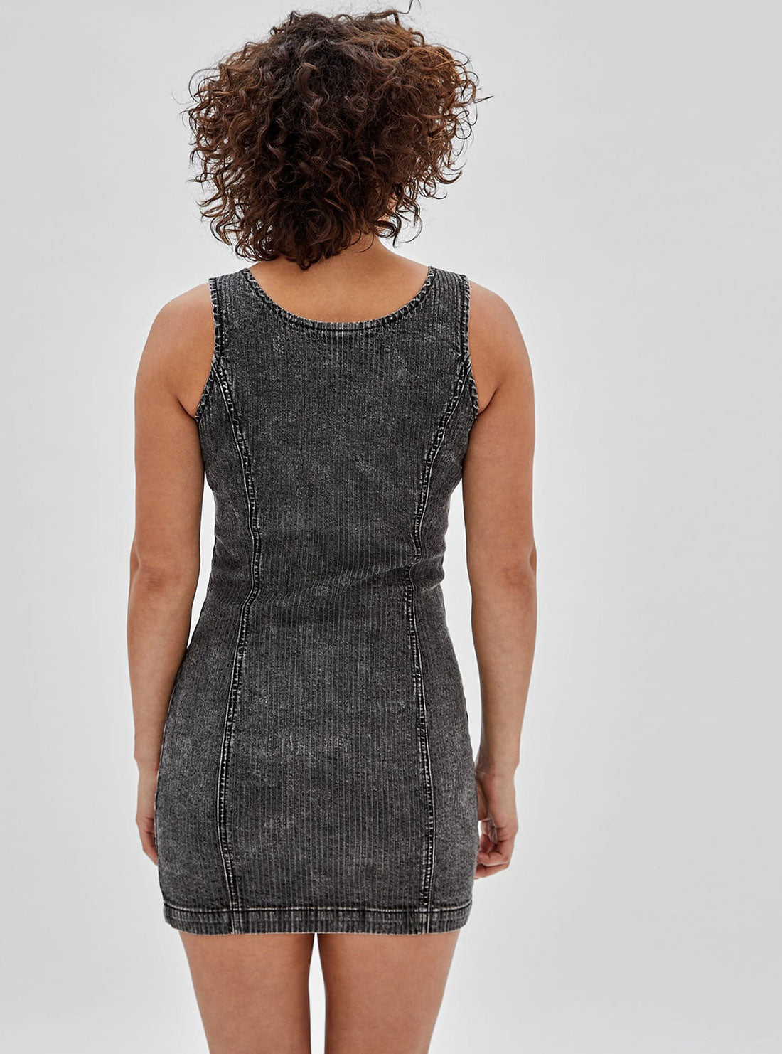 Guess Originals Black Angela Zip Mini Dress Guess Originals Black Angela Zip Mini Dress